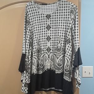 Black and White Tunic